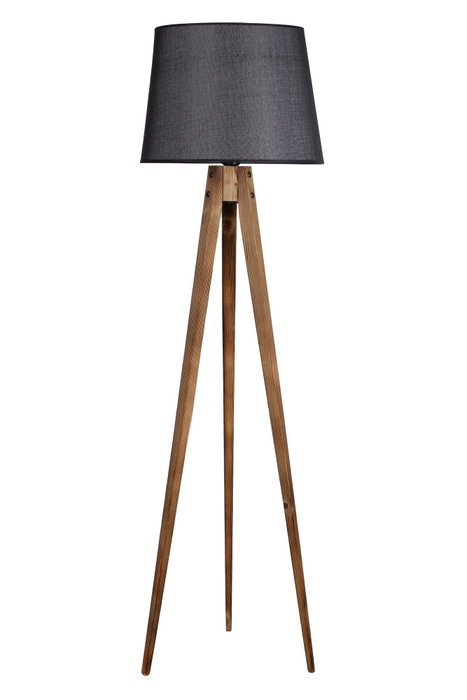 Opviq Lámpara de pie FIR TREE BODY Marrón y Negro